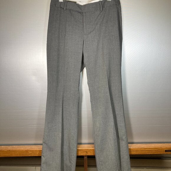 Banana Republic Gray Pinstripe Slacks, NWT - Picture 1 of 3